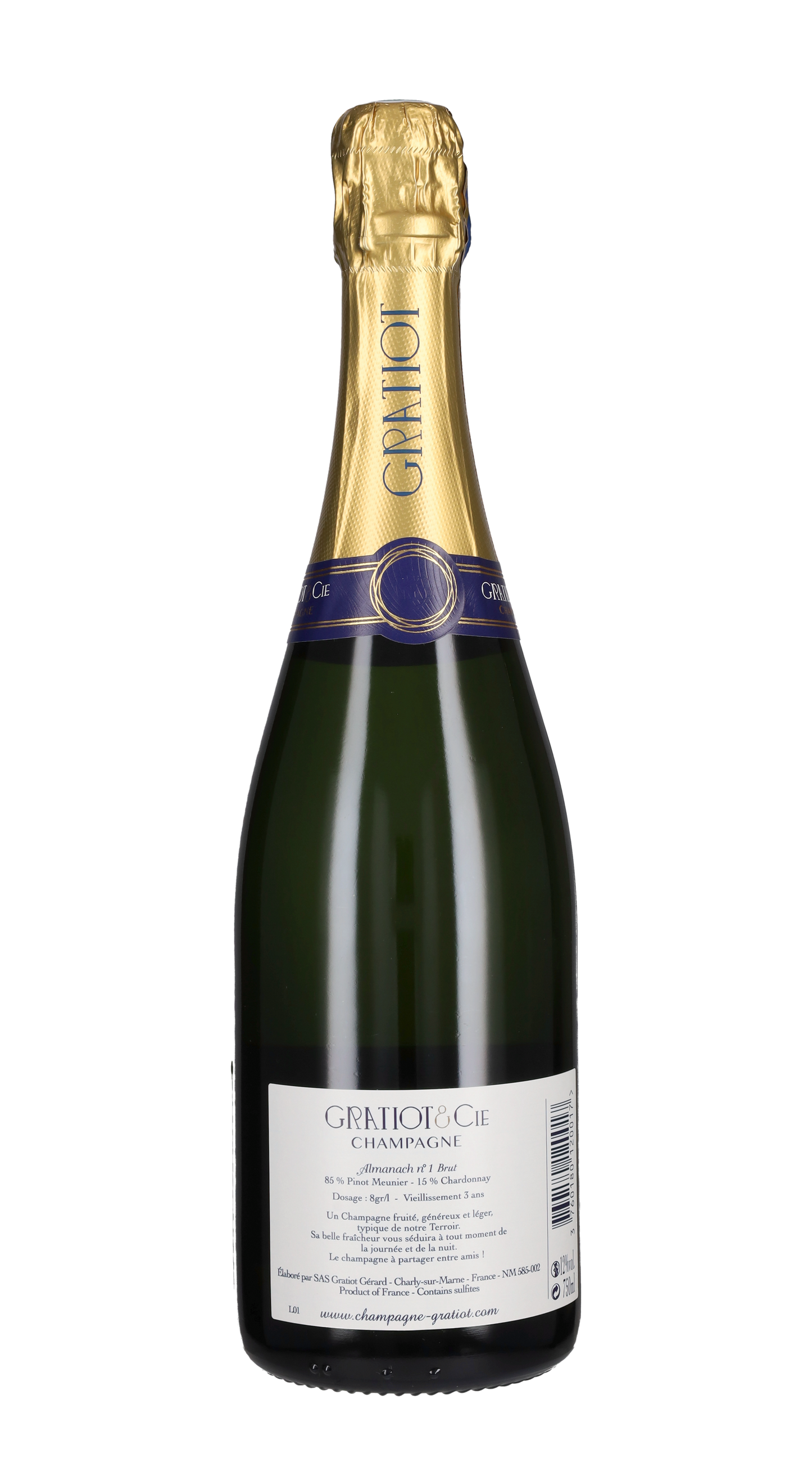 Champagne Brut 'Almanach n°1' Gratiot & Cie