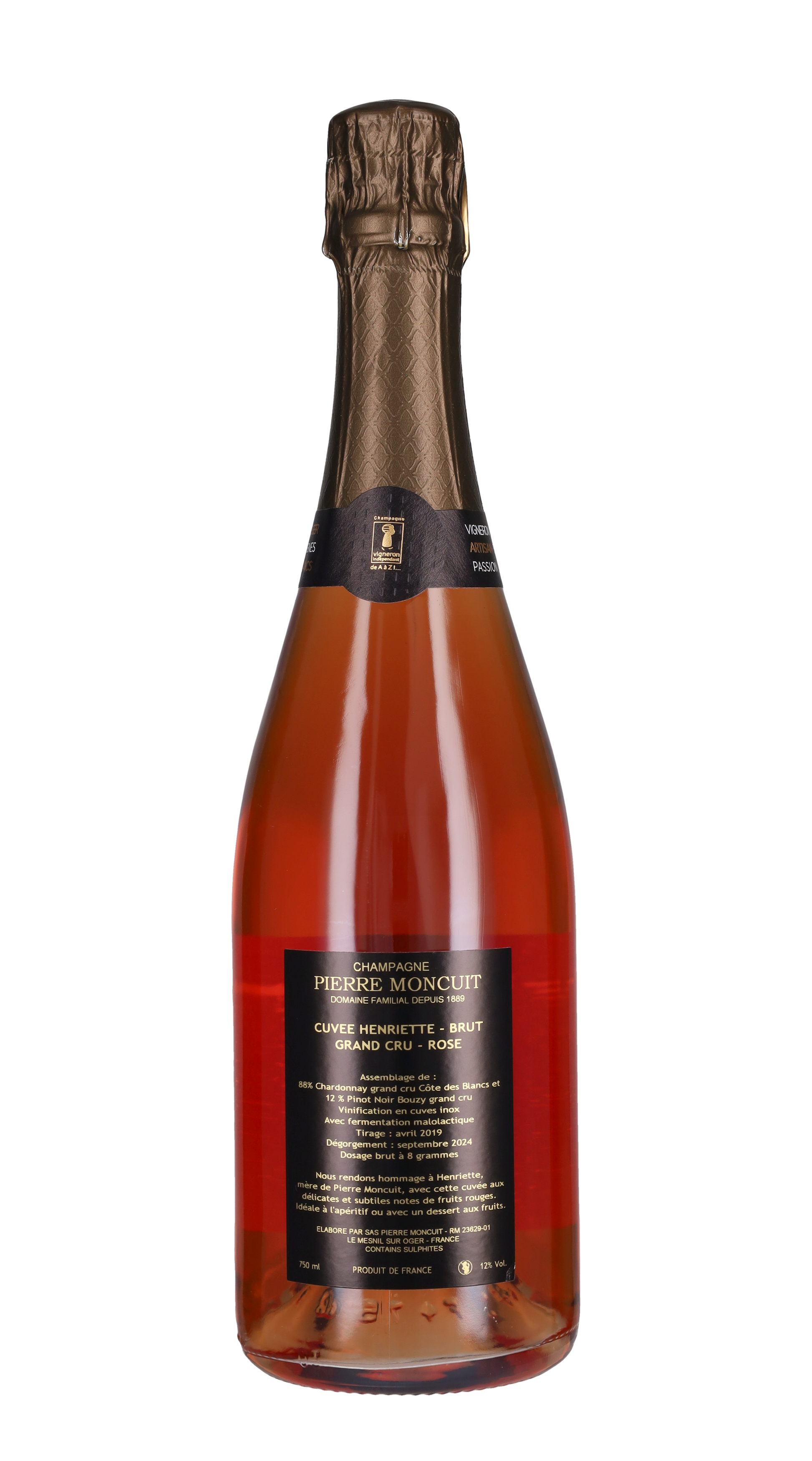 Champagne Rosé Brut Grand Cru Pierre Moncuit